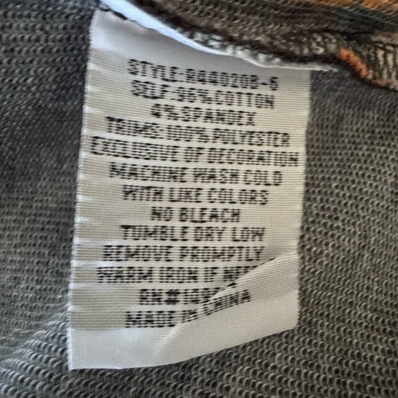 Johnny Was Floral Patchwork Hoodie Sweatshirt - Zip Up Boho- Medium - Picture 4 of 5